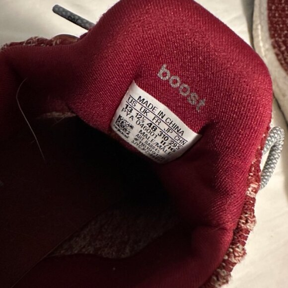 Adidas Ultraboost 3.0 - Burgundy - Sz 13 (no box) - Picture 4 of 6